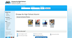 Desktop Screenshot of grosseilehighschool.com