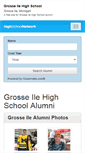 Mobile Screenshot of grosseilehighschool.com